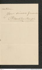 Nachlass Franz Steindachner, Brief von R. Bowllersharpe an Franz Steindachner (31.10.1878), Inv.Nr. 50.01, Seite 3